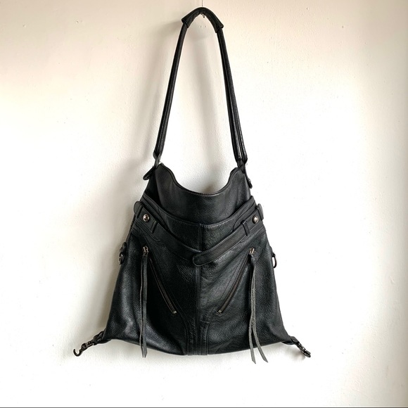 Botkier Black pebble leather hobo satchel bag - Picture 13 of 13